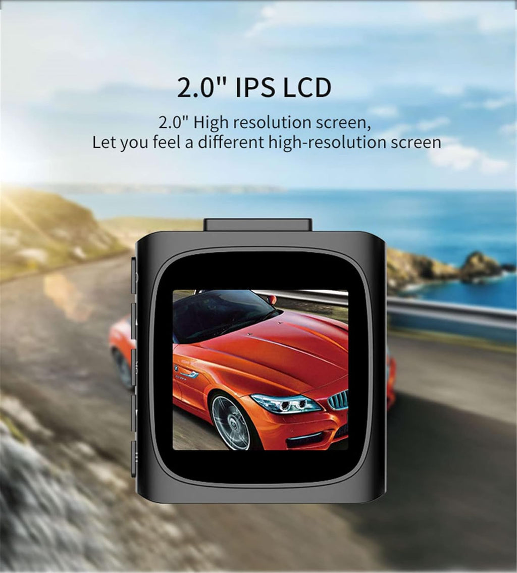 Dash Cam 1080P for Cars with 170° Wide Angle and Night Vision S5168