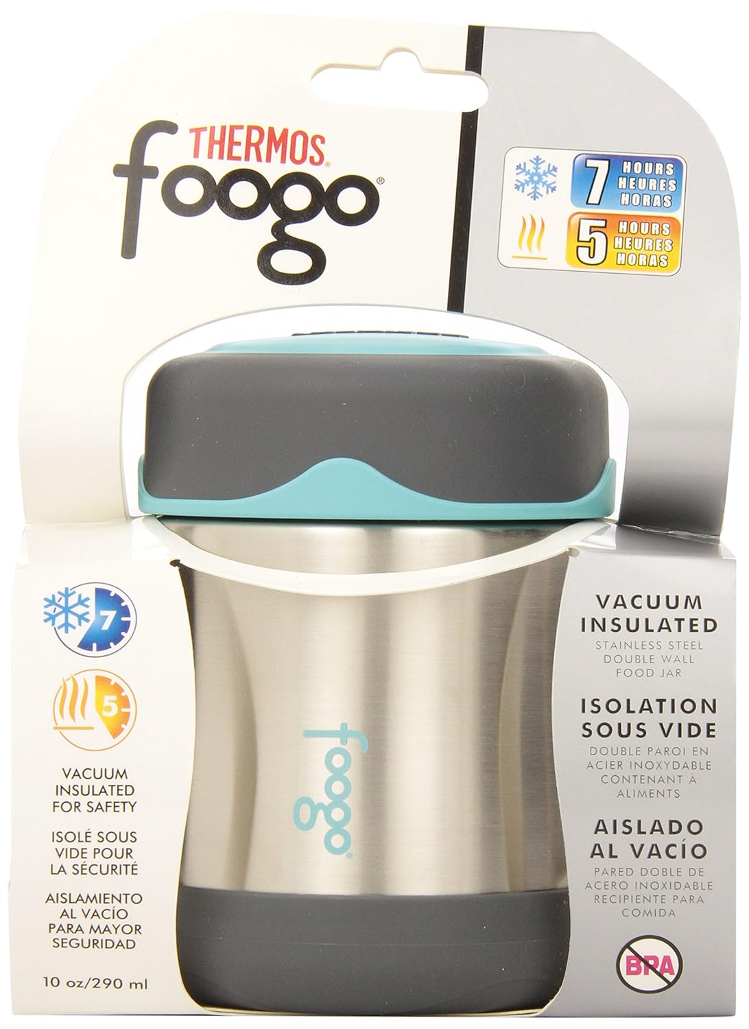 Insulated Stainless Steel 10-Ounce Food Jar M505244