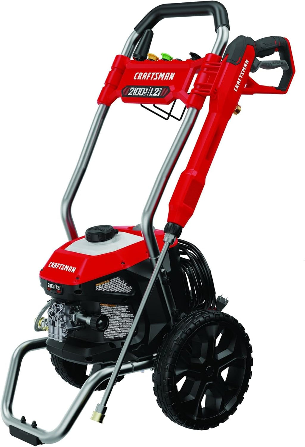 Electric Pressure Washer Bundle 2100 PSI with Gas Pressure Washer 3200 PSI U576440