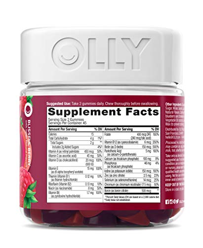 Women's Multivitamin Gummy, Berry Flavor, 180 Count D553