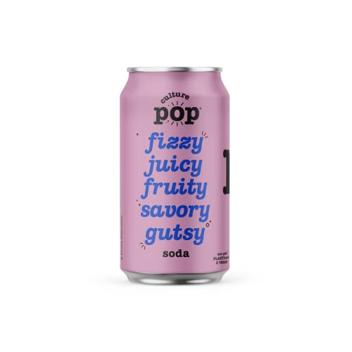 Sparkling Probiotic Soda, Vegan Gut Health Drink, No Added Sugar, 12 Pack T6054