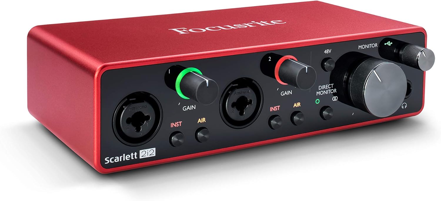 USB Audio Interface with Recording Bundle Q8582
