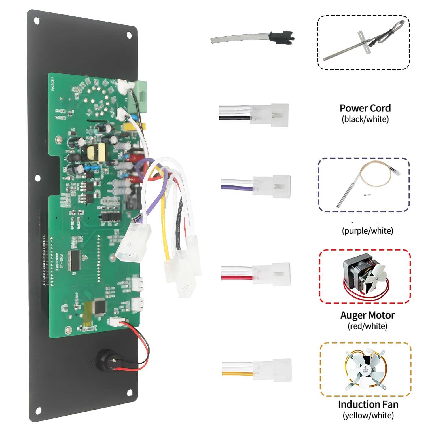 Control Panel Replacement for Pellet Grill, Digital Thermostat U5437