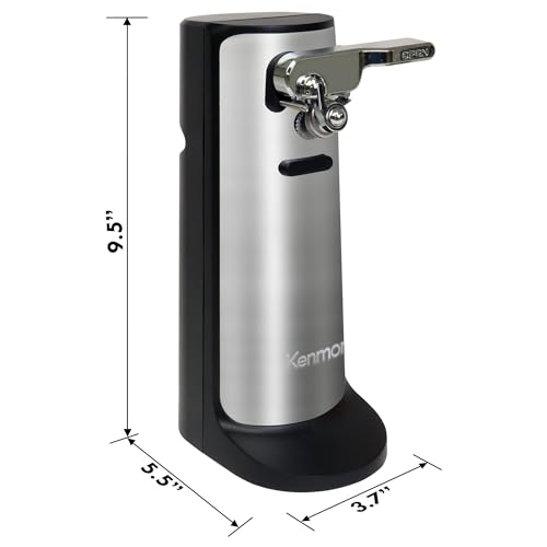 Electric Automatic Can Opener with Side-Cut Blade, Opens Regular and Pop-Top Cans J449034