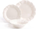 The Pioneer Woman Paige 12-Piece Dinnerware Set (Linen)