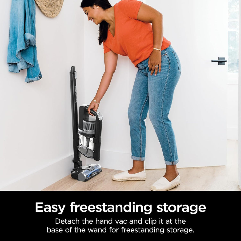 Cordless Stick Vacuum with HEPA Filtration and Self-Cleaning Brushroll W527