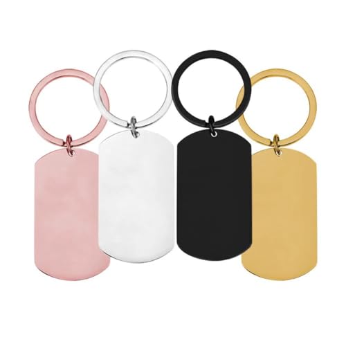 Personalized Fingerprint Dog Tag Pendant Stainless Steel Memorial Jewelry T38726