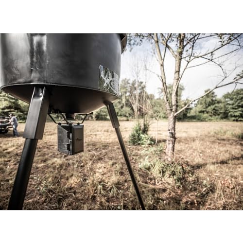 225 lb Quick-Set Game Feeder Bundle with 12V Rechargeable Battery N3866