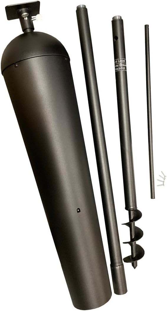 Bird Feeder Mounting Pole with Baffle U17663