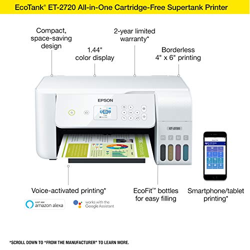 Wireless All-in-One Supertank Printer with Scanner and Copier I770