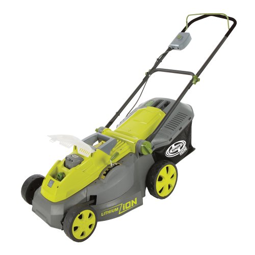 Cordless 16-Inch Brushless Lawn Mower Kit with Battery and Charger Q9349