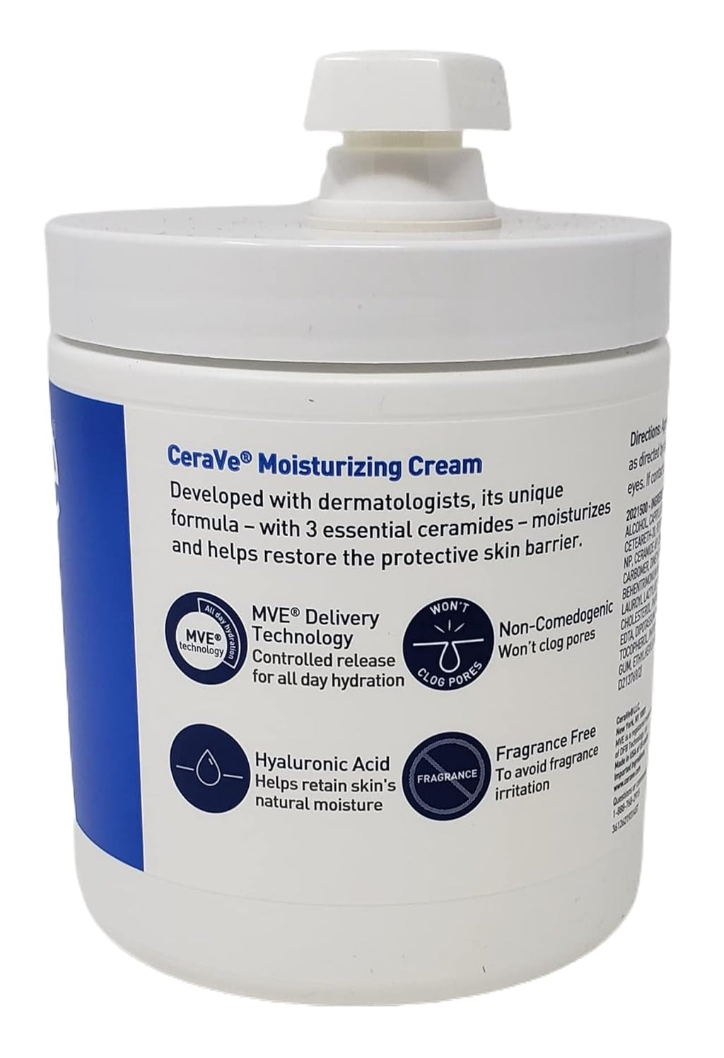Moisturizing Cream Bundle with Pump and Travel Size V1434
