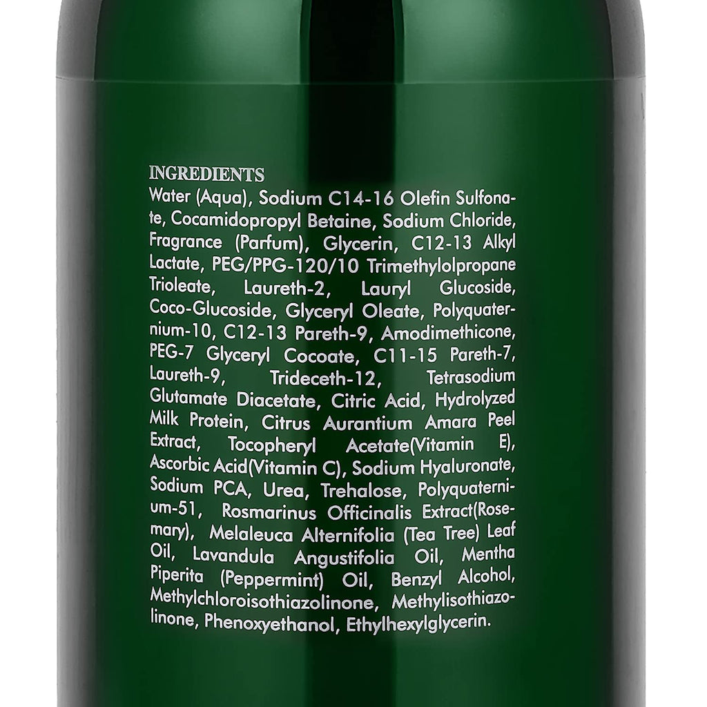 Tea Tree Shampoo and Conditioner Set for Hair Growth, Thinning Hair, Paraben & Sulfate Free W69059
