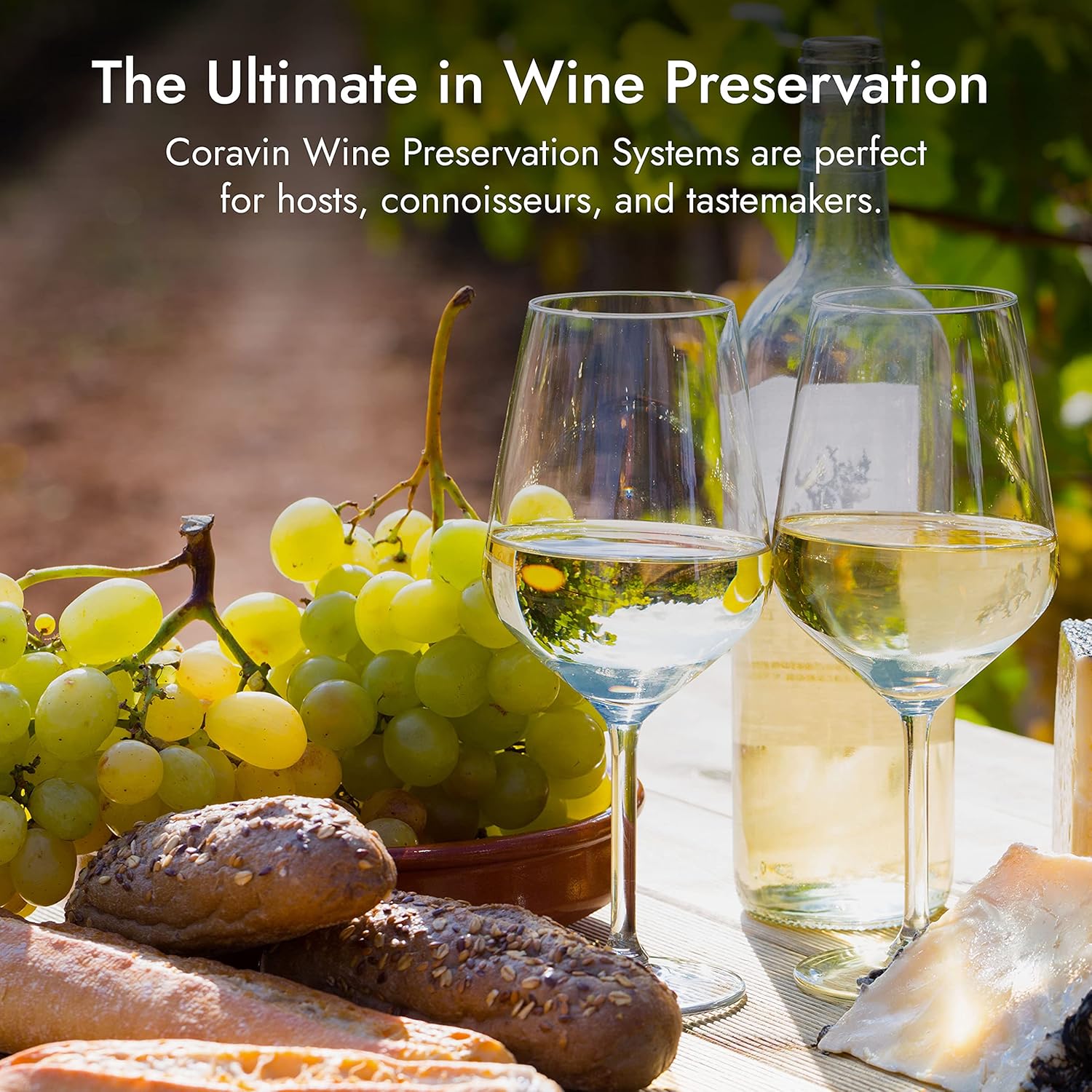 Wine Bottle Opener and Preservation System with 2 Argon Capsules E8962