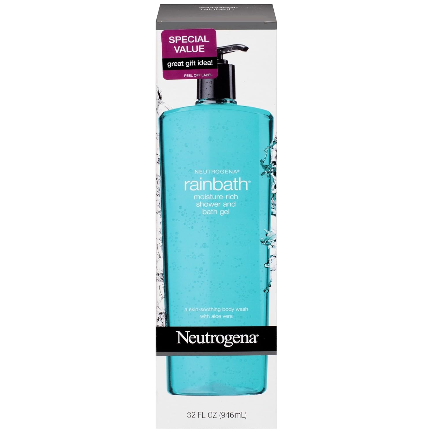 Neutrogena Rainbath Moisture Rich Shower and Bath Gel, 32 Ounce