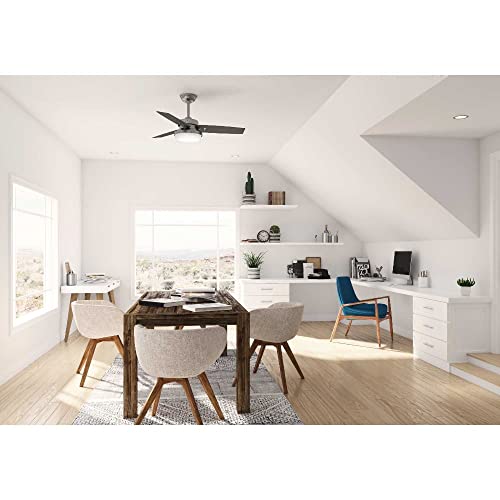 Indoor Ceiling Fan with LED Light and Remote Control, 44" C393221
