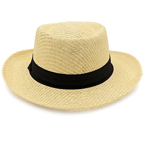 Straw Hat with 3" Brim and Inner Sweatband Z6676