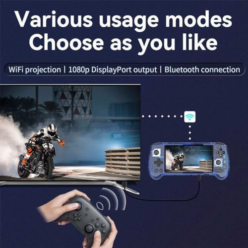 Handheld Game Console with 8000+ Games, 5.48-inch AMOLED Screen, Android 13 W371697