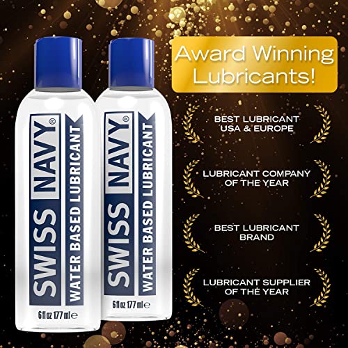 Water Based Lubricant, 6 Ounce, Non Sticky, Unscented Y189
