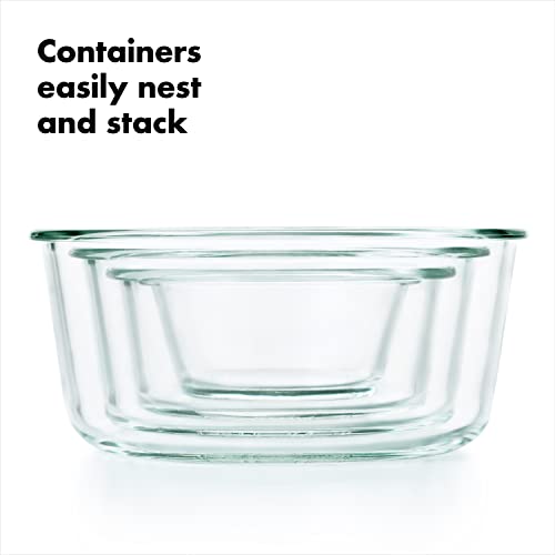2 Cup Glass Round Food Storage Container G526