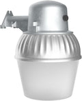 Lithonia Lighting OALS10 Outdoor LED Area Light with Photocell Dusk-to-Dawn, Gray
