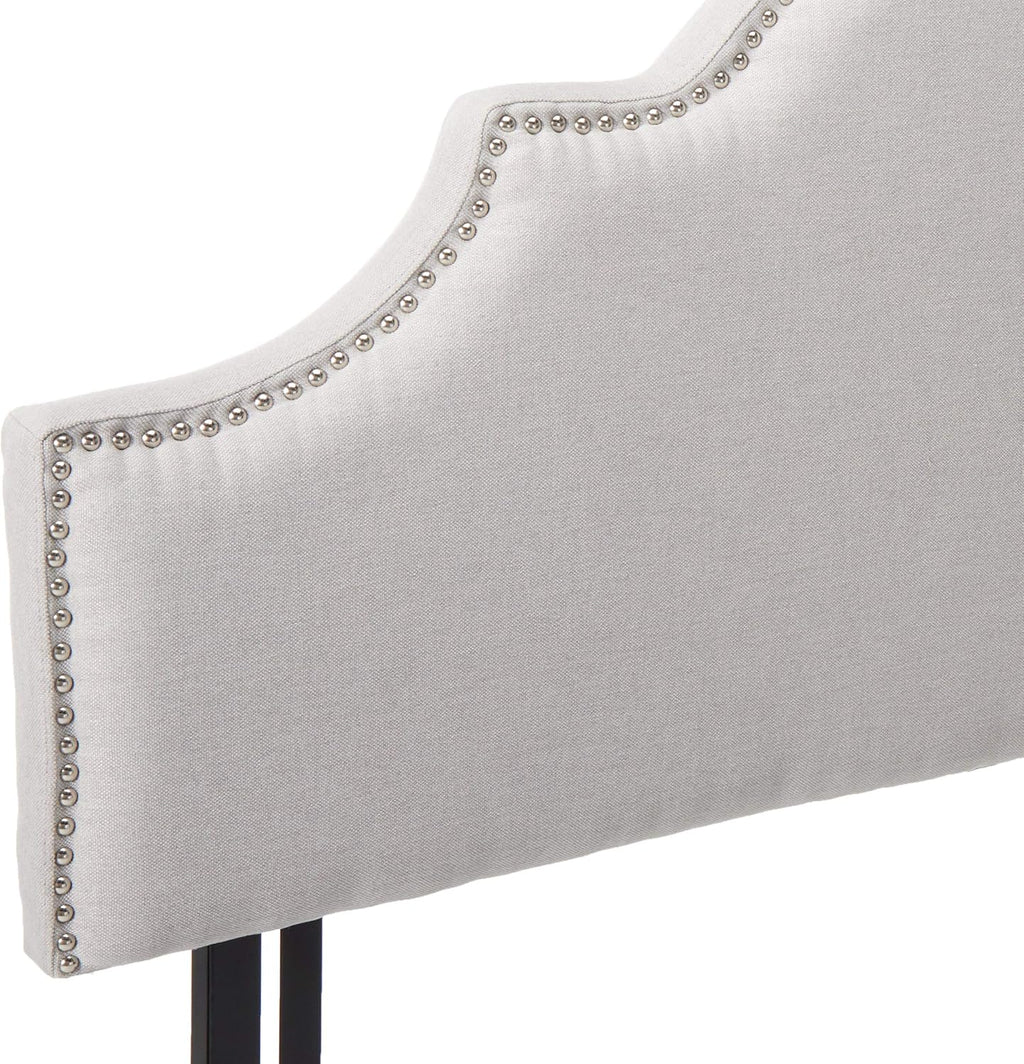 Upholstered Headboard for Queen and Full Bed, Light Grey Y2682