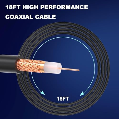 Indoor TV Antenna, Long Range for Local Channels, 4K 1080p Z3504