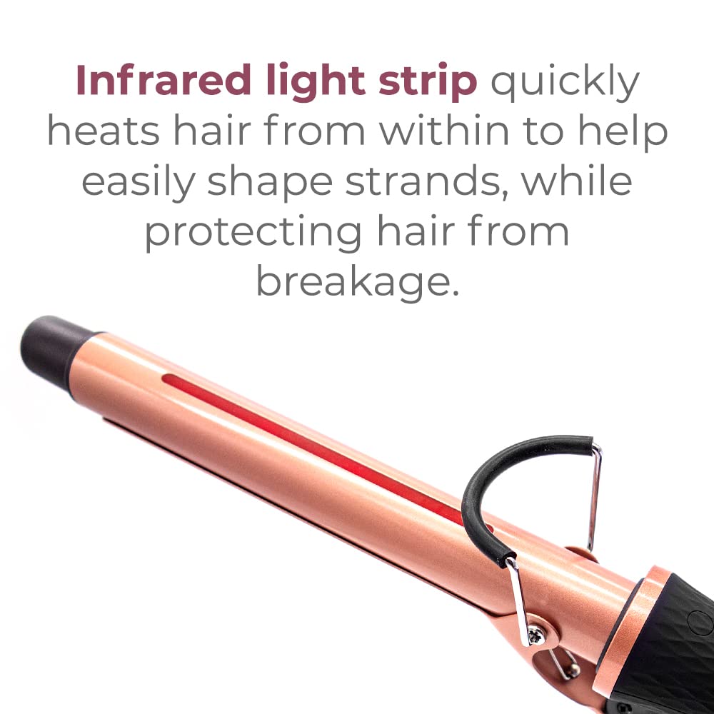 Infrared Curling Iron with Tourmaline Ceramic Barrel G805