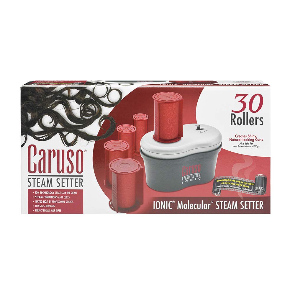Ionic Steam Hairsetter with 5 Size Rollers V712