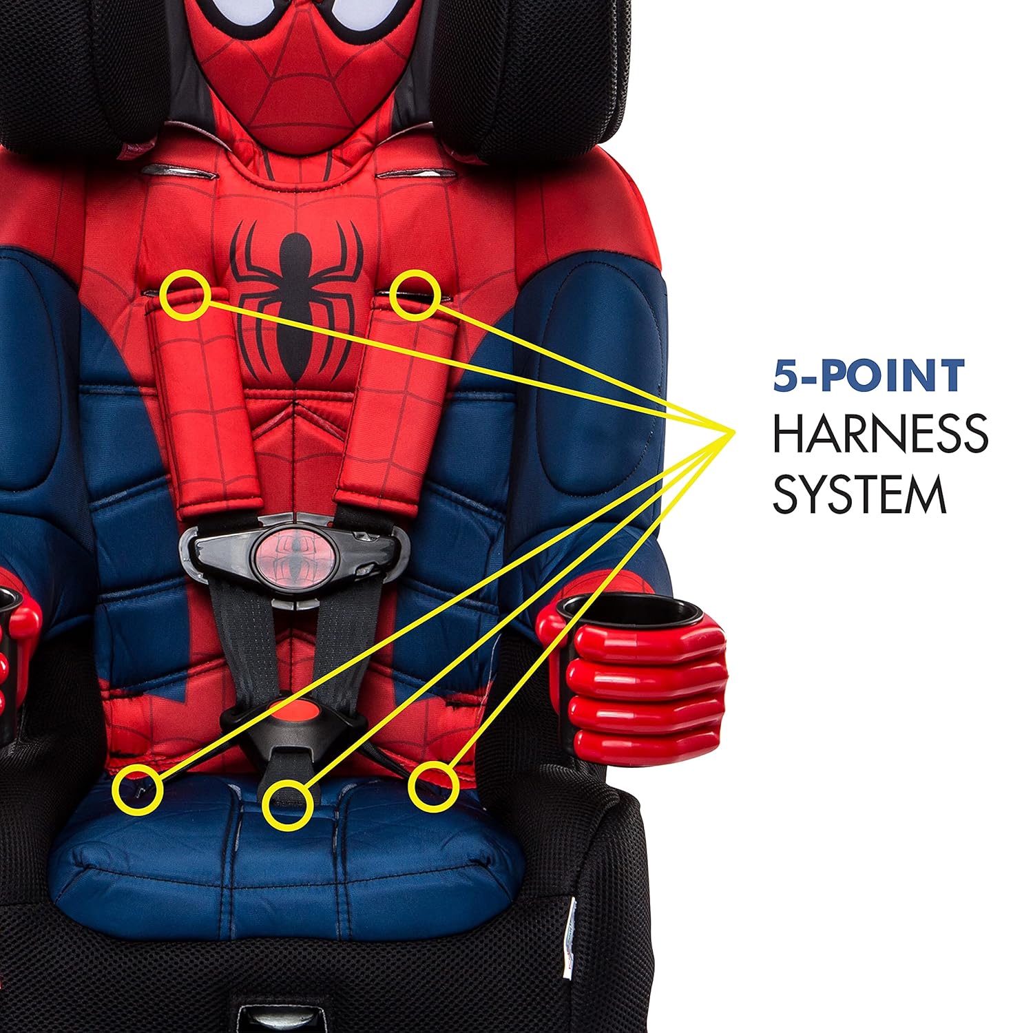 2-in-1 Harness Booster Car Seat with 2 Modes E558