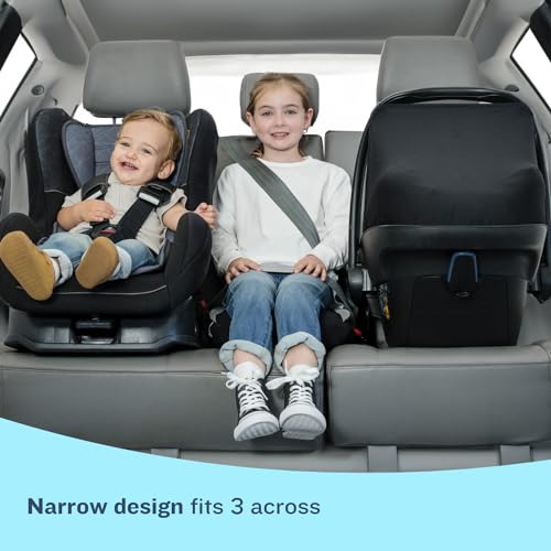 Inflatable Booster Car Seat for Travel - Portable Narrow Backless Seat for Toddlers, Kids - Pink N752