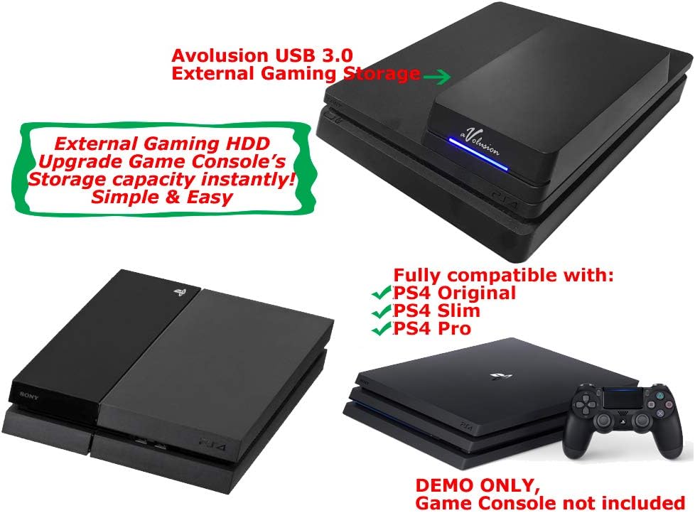 6TB 7200RPM USB 3.0 External Hard Drive for PS4 W602
