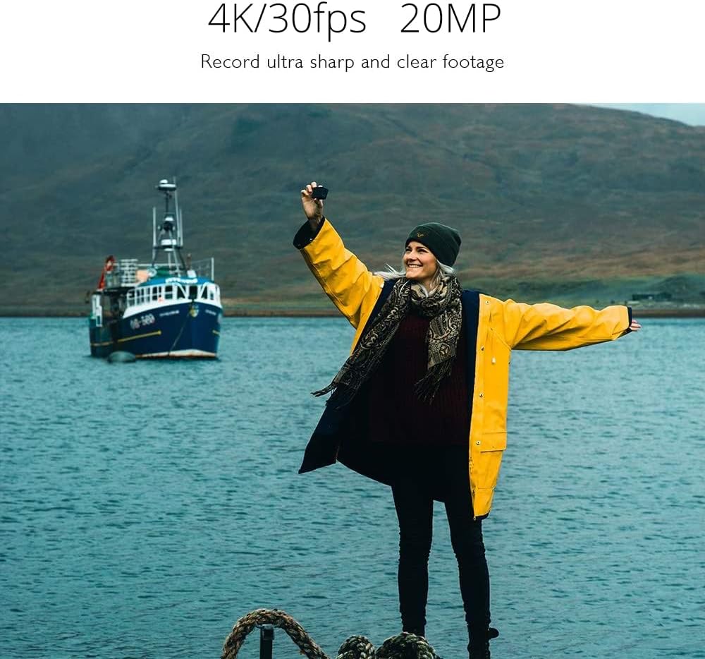 4K30FPS 20MP WiFi Action Camera Waterproof Diving Light Z205808