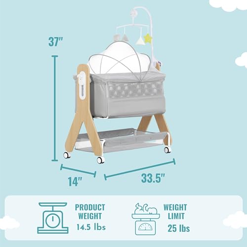 Bassinet and Bedside Sleeper in Black K54261