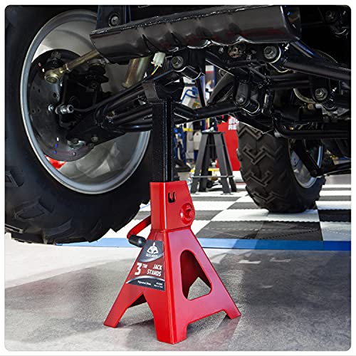 2 Ton Car Lifting Stand, Red, 2 Pack T1699