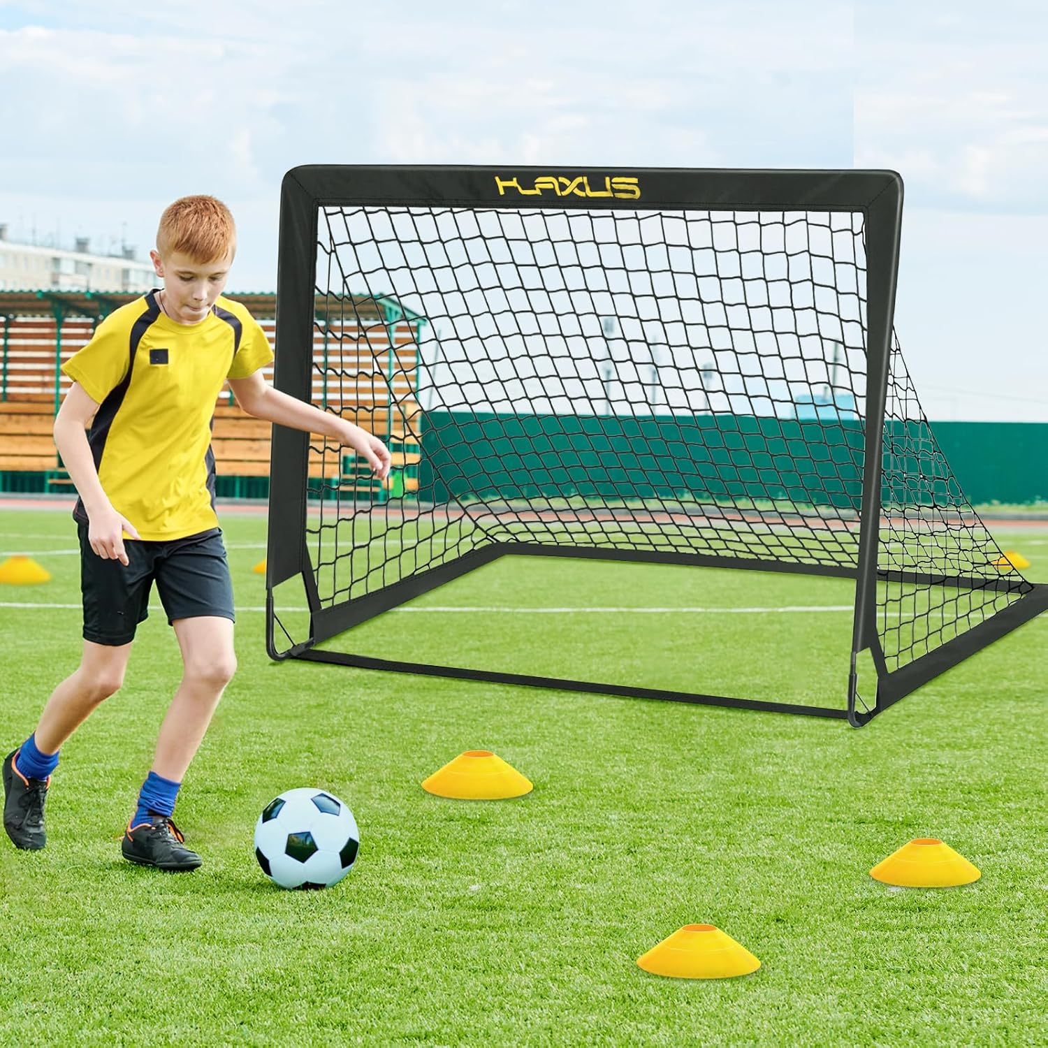 Portable Soccer Goal Set for Kids with Ball L543615