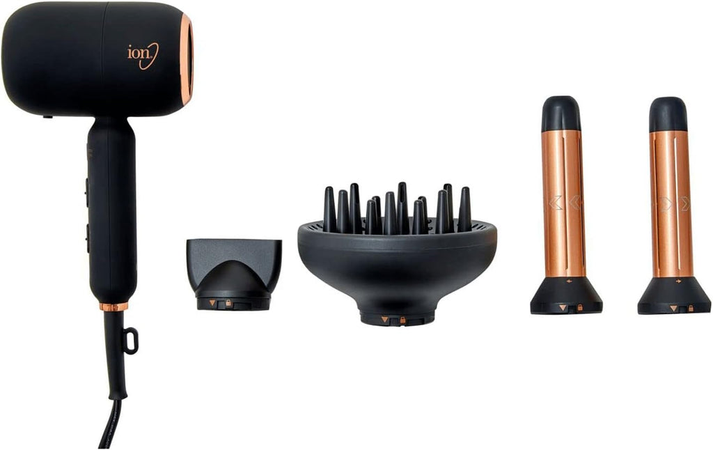 4-in-1 Autowrap Airstyler - Interchangeable Hair Dryer & Curler R2278