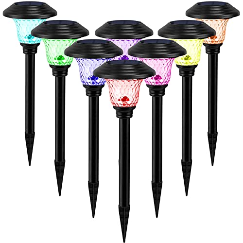Solar Pathway Lights Color Changing Outdoor Waterproof LED Garden Landscape U68569