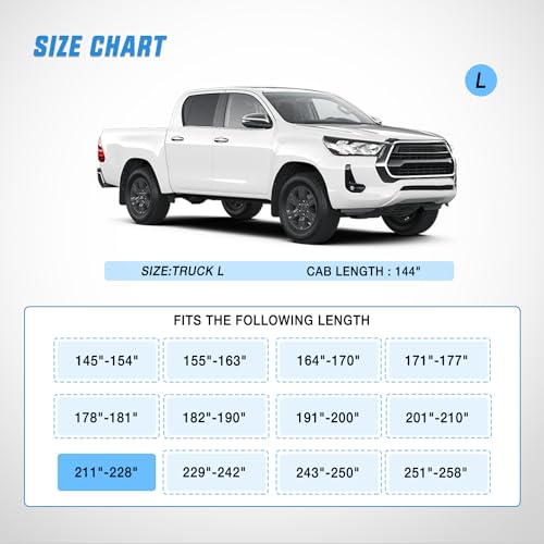 Waterproof All Weather Car Cover for Sedans, Heavy Duty Outdoor Protection with Zipper P705961