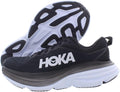 HOKA ONE ONE Bondi 8 Womens Shoes Size 6.5, Color: Black/White