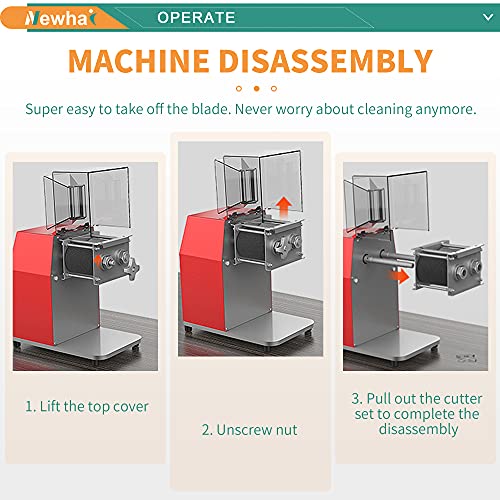 Commercial Meat Cutting Machine 5mm Stainless Steel Slicer W7882