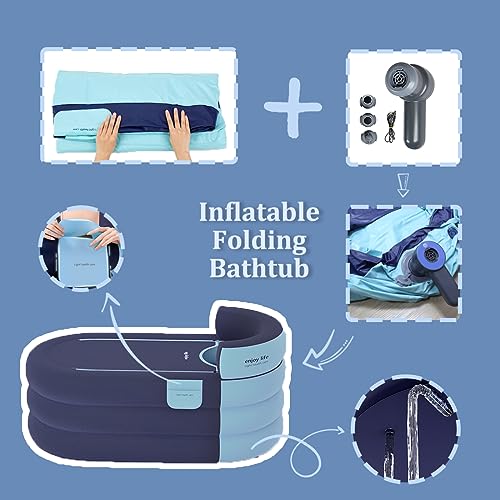 Foldable Inflatable Bathtub with Electric Air Pump B8685