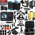 GoPro HERO10 (Hero 10) Black with Premium Accessory Bundle: SanDisk Ultra 64GB microSD Memory Card, Replacement Battery, Underwater LED Light with Bracket, Water Resistant Protective Case & More