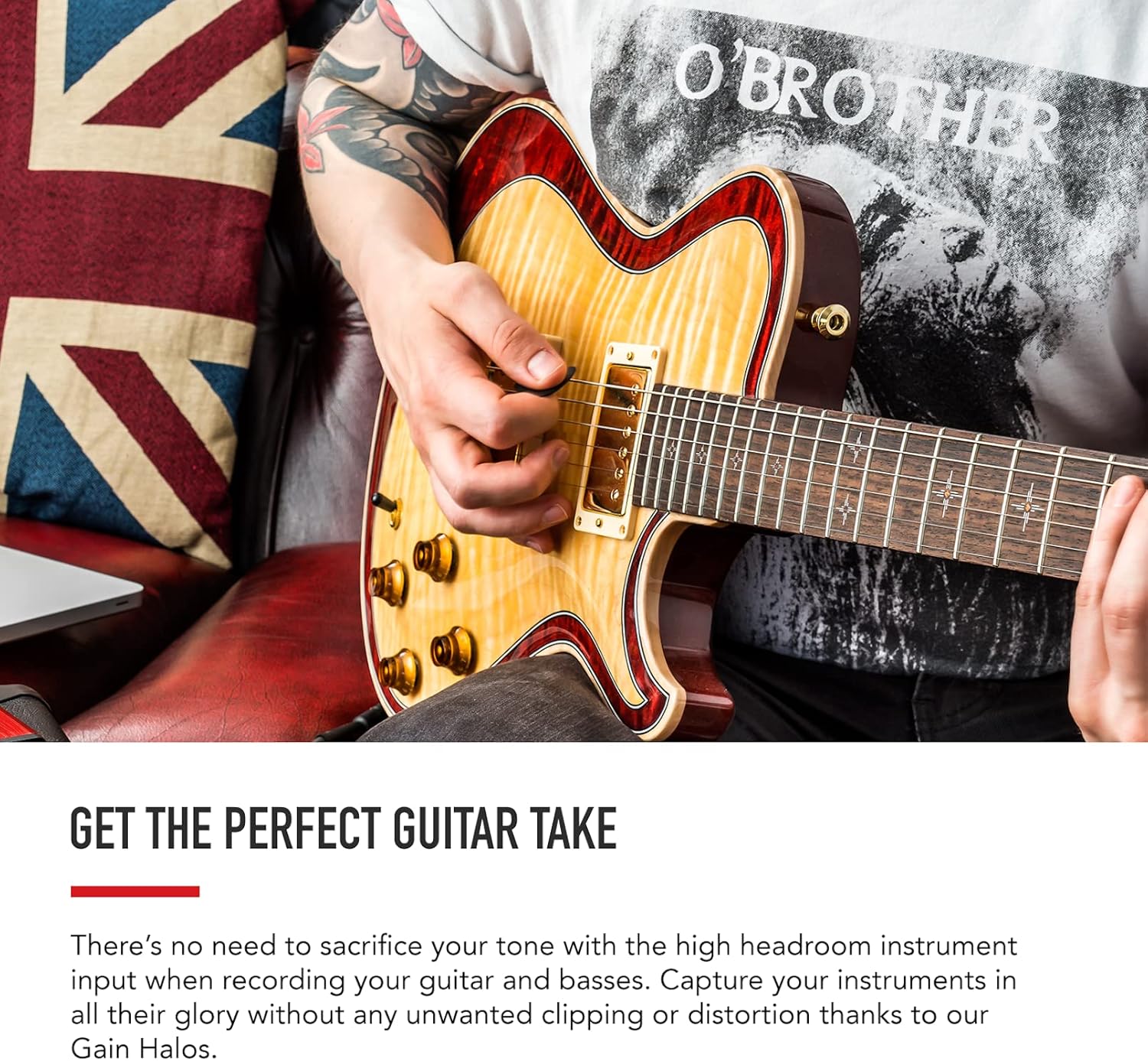 USB Audio Interface for Guitarist, Vocalist, Podcaster or Producer J474