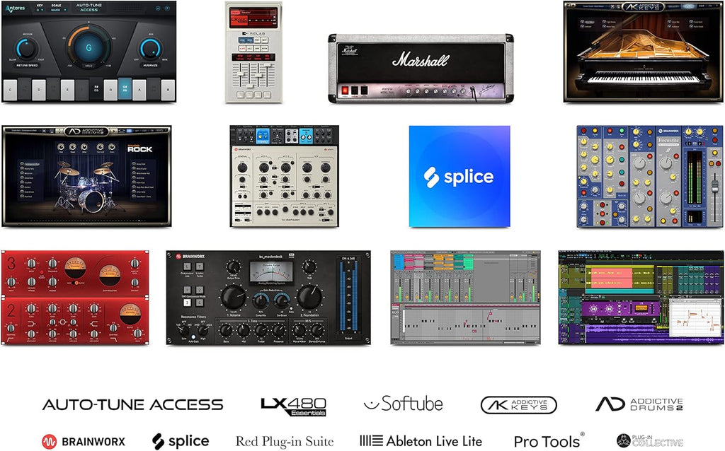 USB Audio Interface with Music Production Software Kit Z156