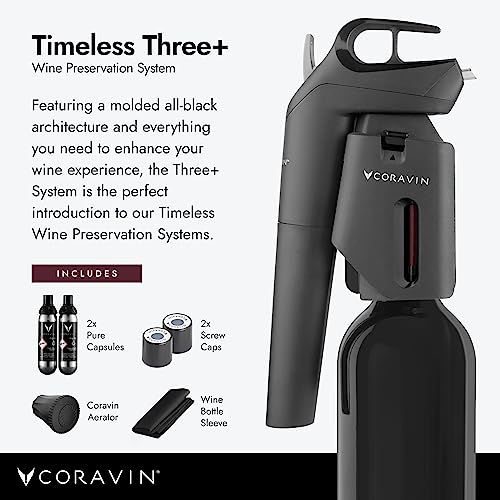 Wine Preservation System with Argon Capsules and Aerator E3526
