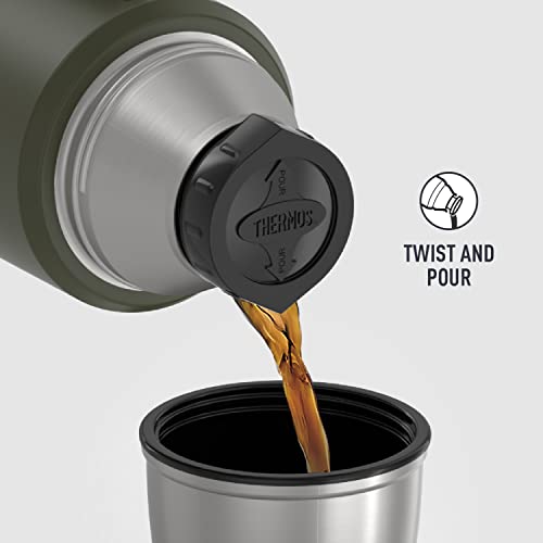 Stainless Steel Vacuum-Insulated Beverage Bottle, 40 Ounce T6342