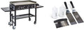 Blackstone 36 inch Outdoor Flat Top Gas Grill Griddle Station - 4-burner - Propane Fueled - Restaurant Grade - Professional Quality - With Accesory Kit