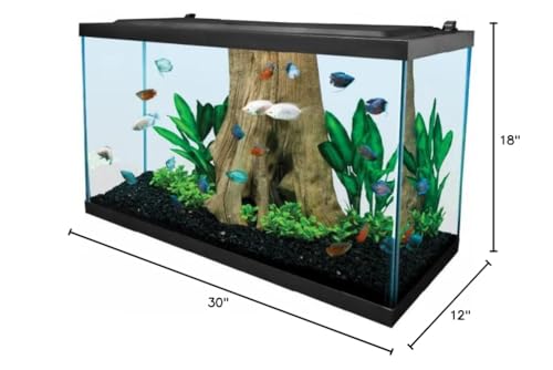 LED Aquarium 29 Gallons with Lighting, Filtration, Heater P905